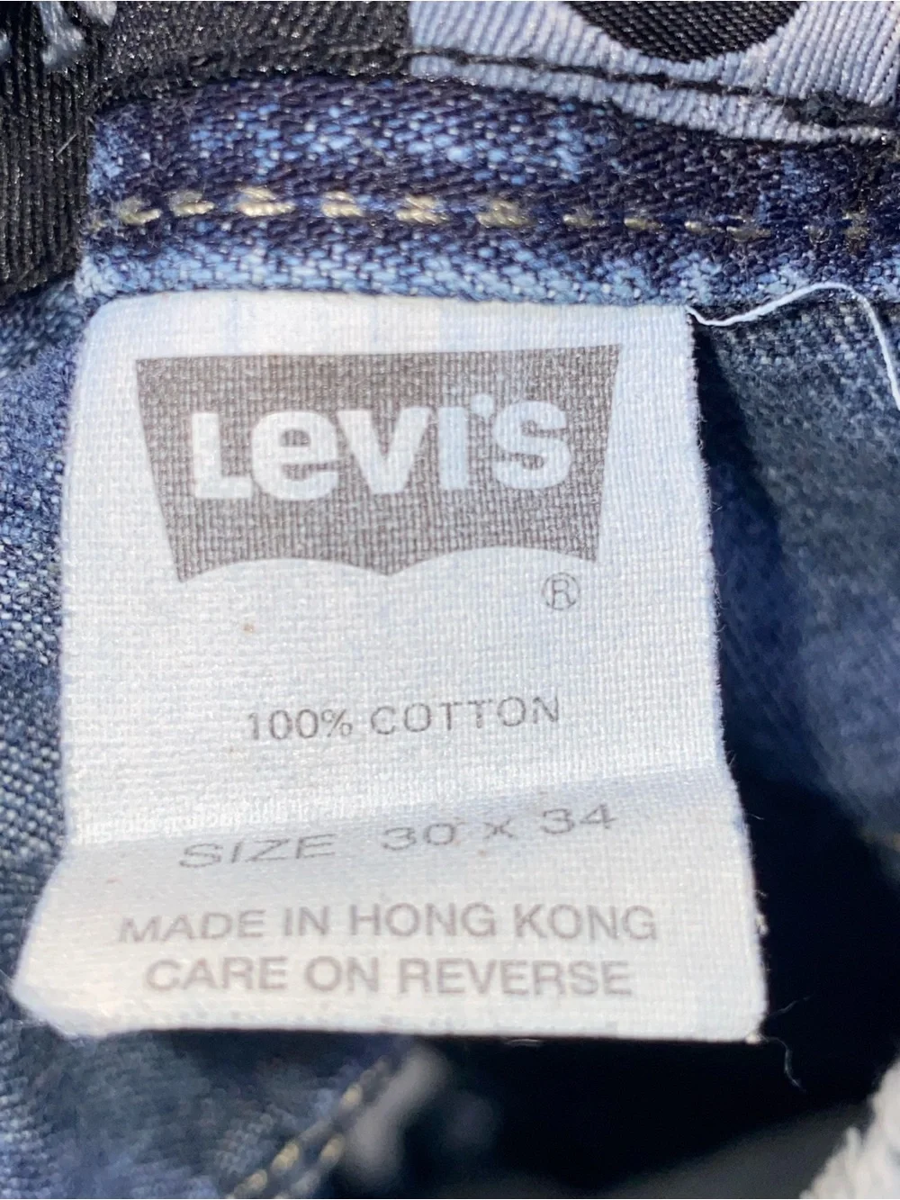 Vintage Levi's SilverTab Custom Thrashed Distressed Red Bandana Jeans Straight